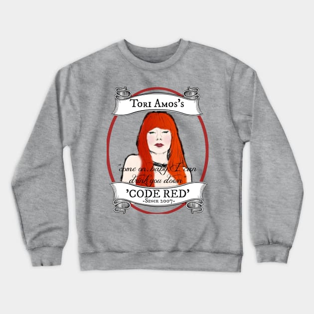 Code Red Crewneck Sweatshirt by RabbitWithFangs